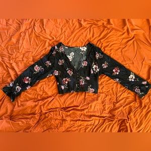 Wild Fable Cropped Shirt